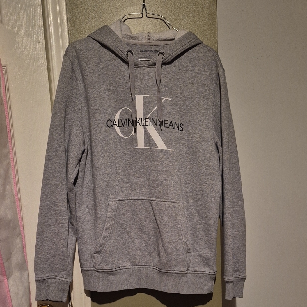 Calvin Klein Woman Hoodie in Light Gray